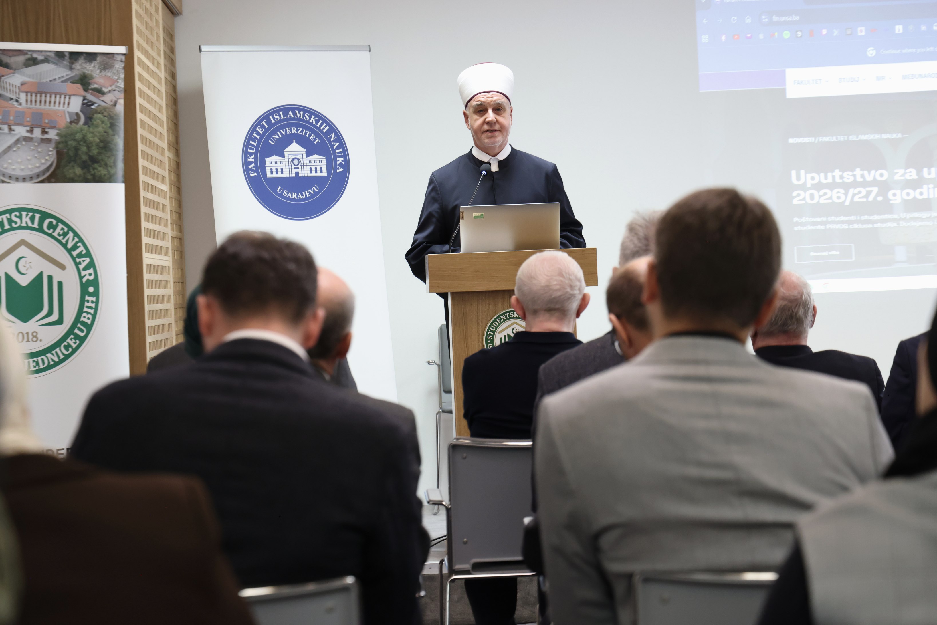 Reisul-ulema Husein-ef. Kavazović, obilježavanje 49. godišnjice Fakulteta islamskih nauka u Sarajevu, 29. 9. 2026. godine (Foto: Amel Emrić)